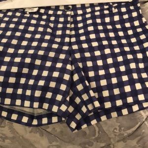 Navy and white Jade shorts.